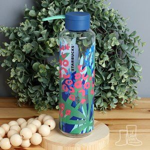 Starbucks Summer 2021 Jungle Leopard Print Plastic Water Bottle 24oz